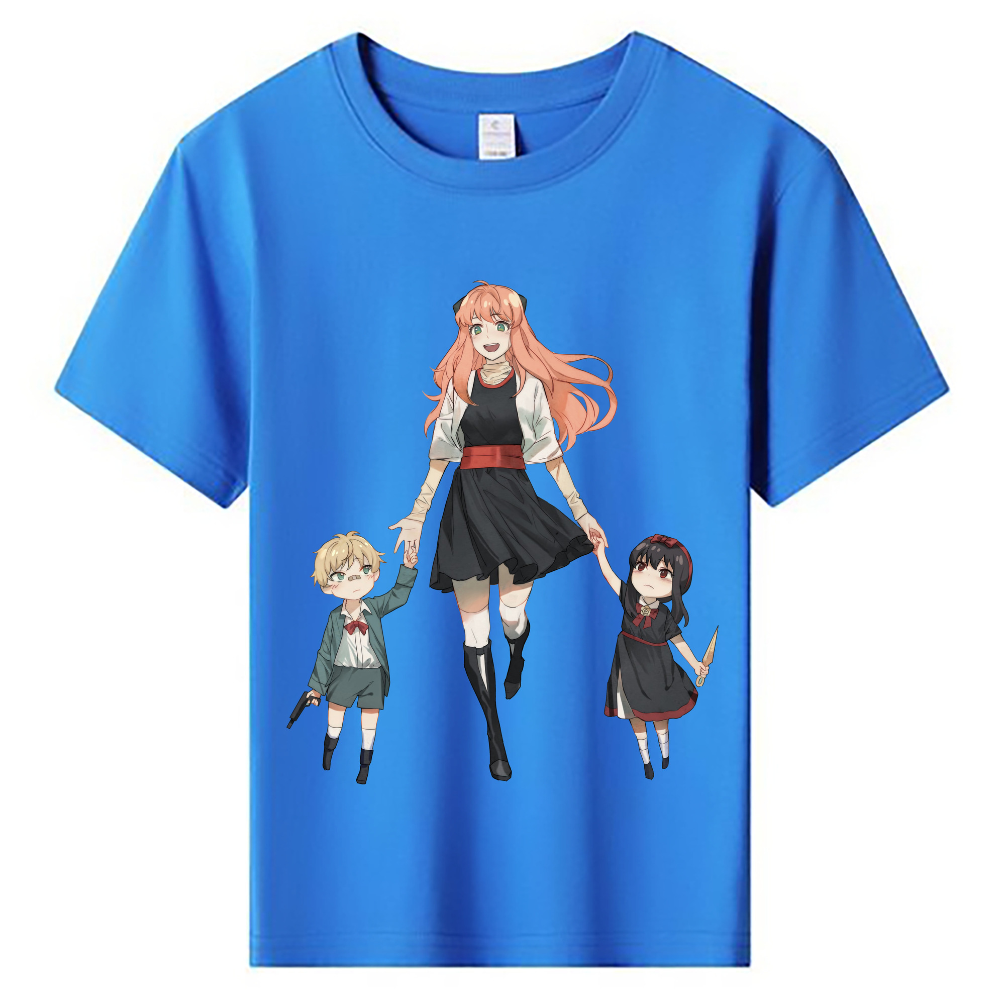 （画像用） SPY×FAMILY间谍家家酒 綿100％キッズTシャツ（フロントプリント）